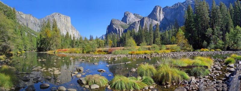 Yosemite National Park, California: Mountains and River