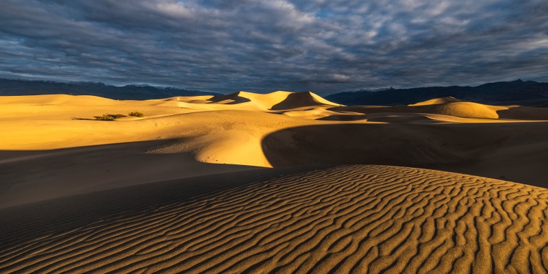 Sand dunes in Death Valley, California, USA