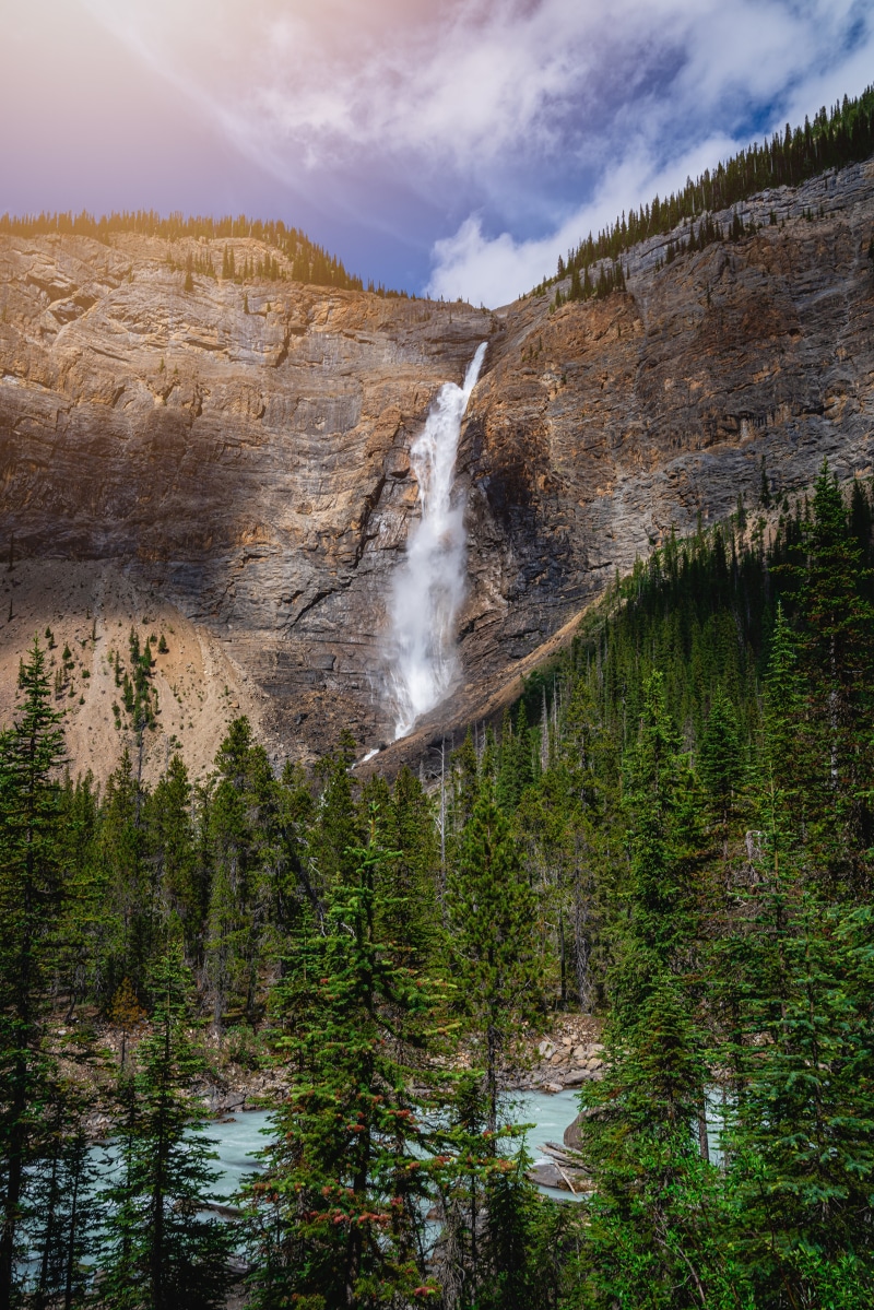 Takakkaw Falls in Yoho National Park, Canada