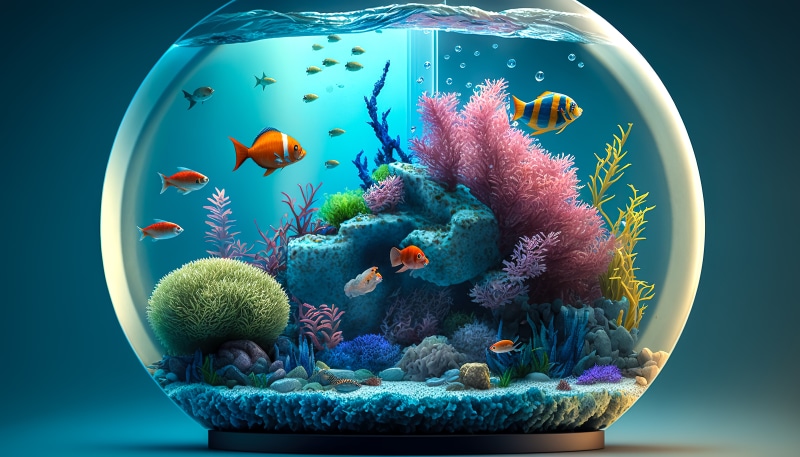 Fish and Corals in a Fishbowl