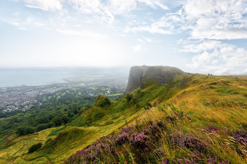 View from Cave Hill overlooking Belfast Lough, Northern Ireland