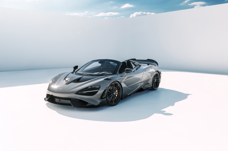 McLaren 765LT Spider Novitec Grey Metallic Roadster