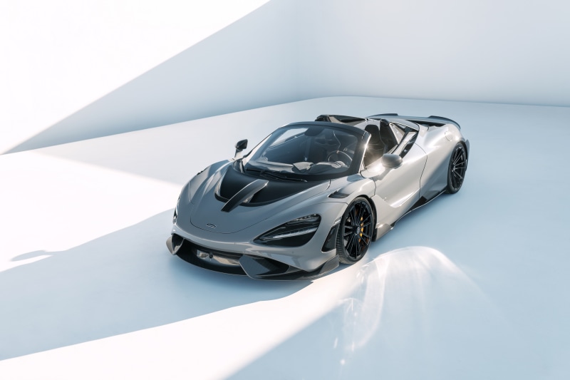 McLaren 765LT Spider by Novitec in Grey Metallic