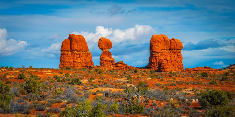 Balanced Rock, Arches National Park, USA