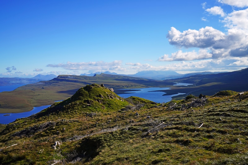 4K Isle of Skye Scotland Mountains Clouds