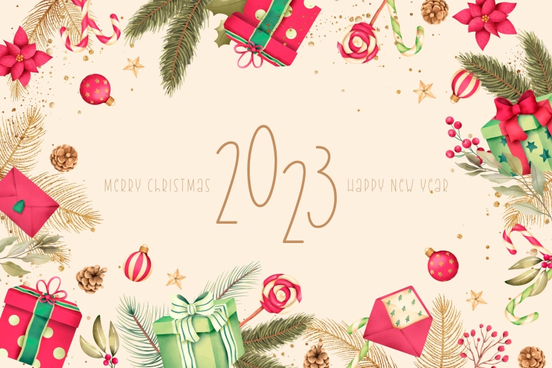 Merry Christmas 2023 Happy New Year