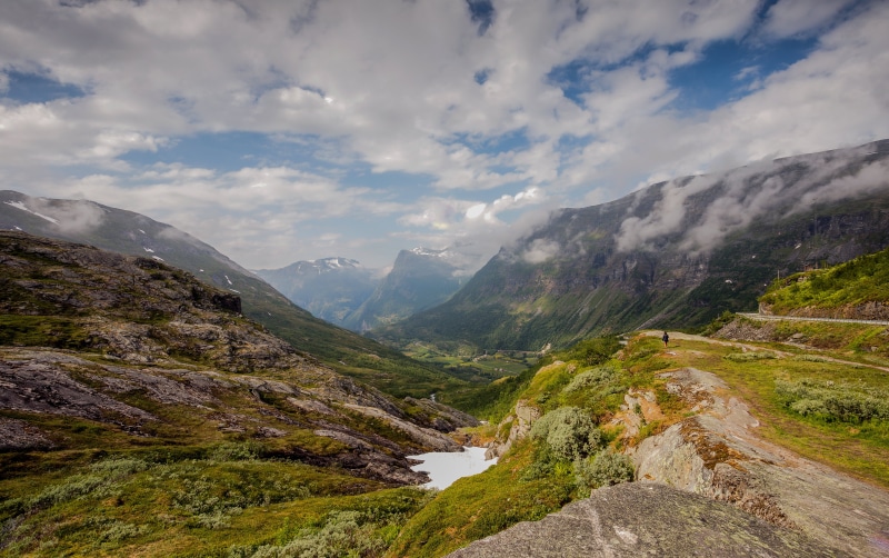 Mountains and Valley in Norway