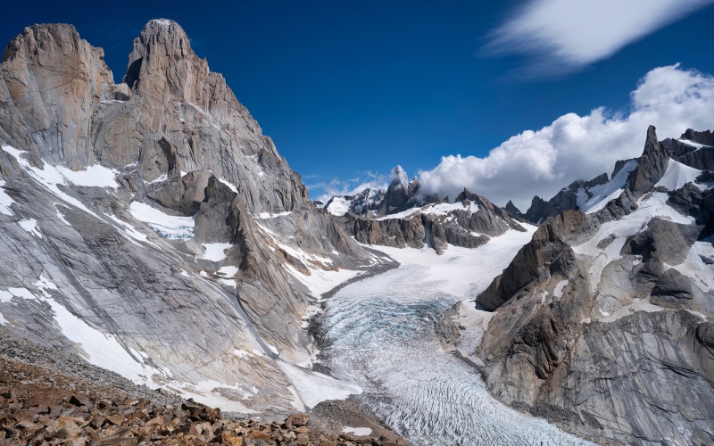 4K Patagonia Argentina Mountains Glacier
