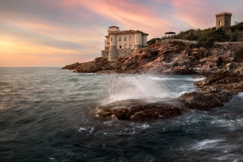 Boccale Castle on the Coast of Italy