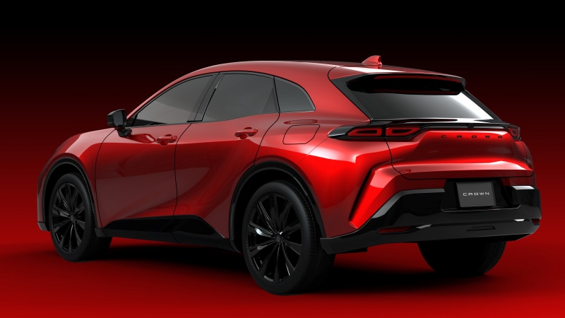Red Toyota Crown Sport Prototype 2022