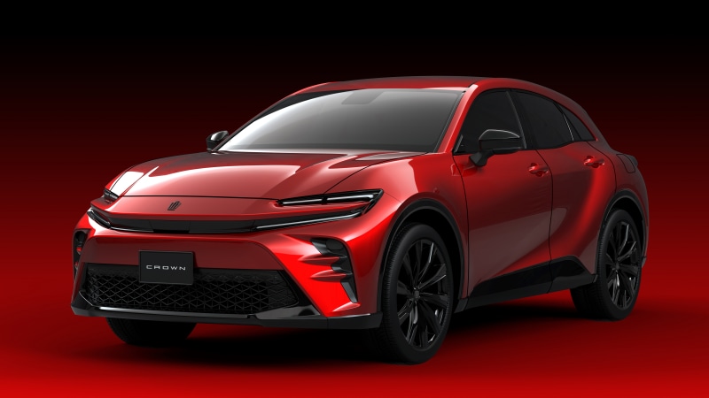 Red Toyota Crown Sport Prototype 2022