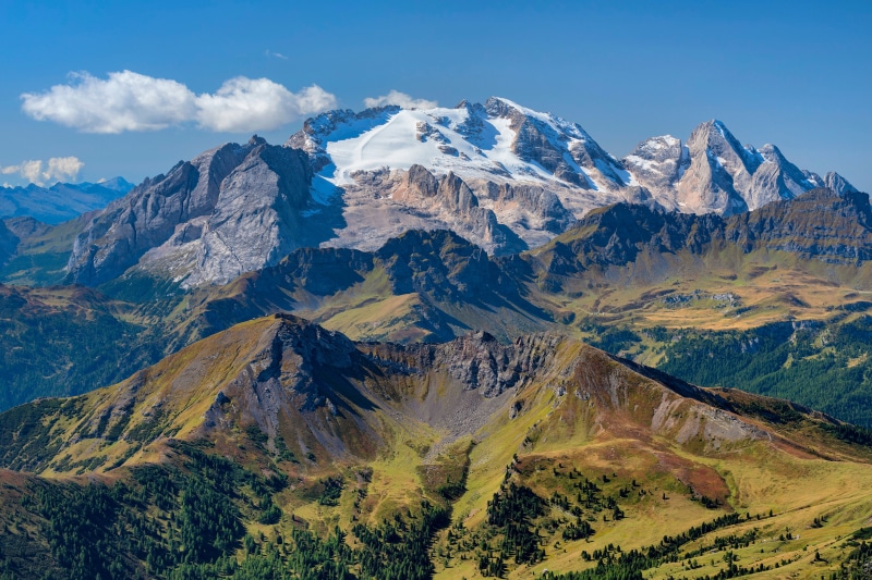 4K Dolomites Mountains in Italy