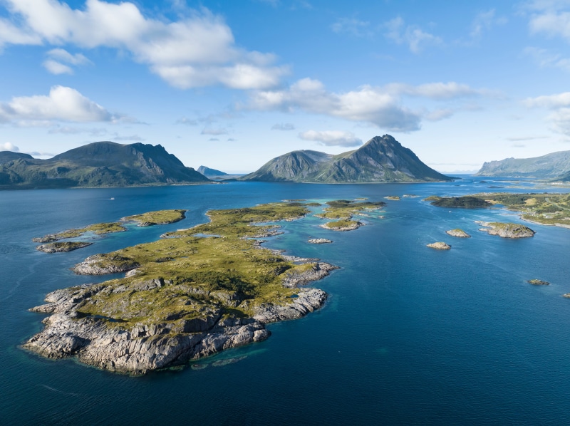 Islands and Mountains in Norway