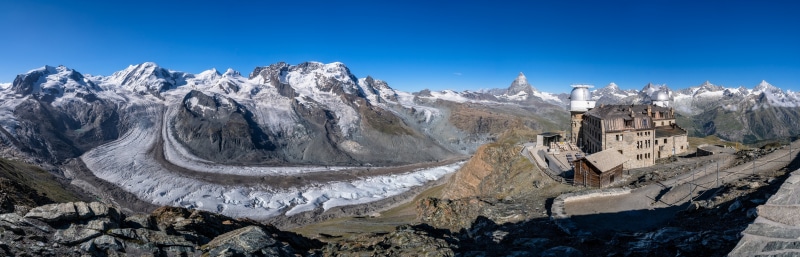 Panorama of the Alps near Zermatt, Switzerland