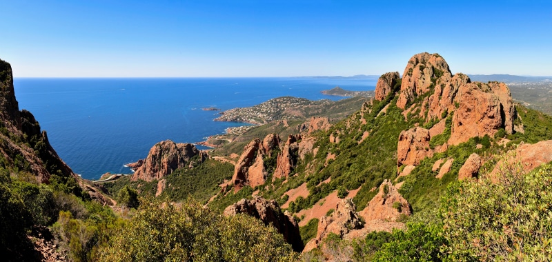 The Massif des Maures, Cote d'Azur, France