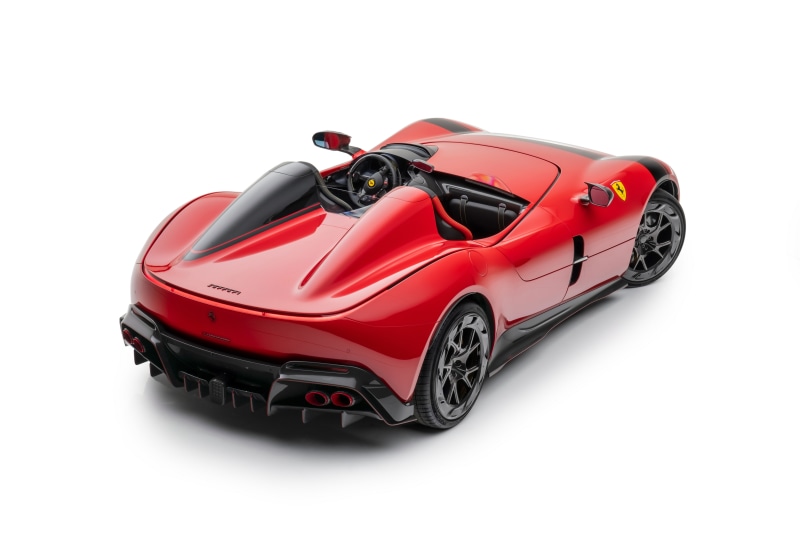 4K Red Mansory Ferrari Monza SP2 Roadster