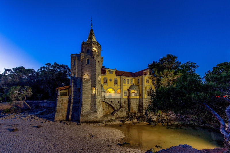 4K Estoril Castle Museum Tower in Portugal