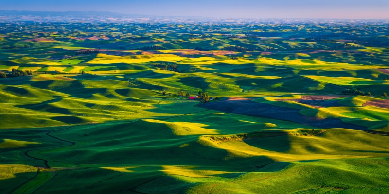 Palouse Farmlands in Washington, USA