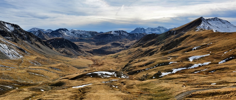 Parc national du Mercantour, France, Alps Mountains Panorama