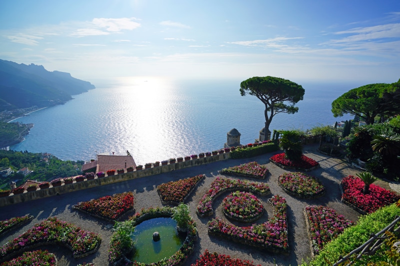 Villa Rufolo Ravello Italy Sea Landscape Design