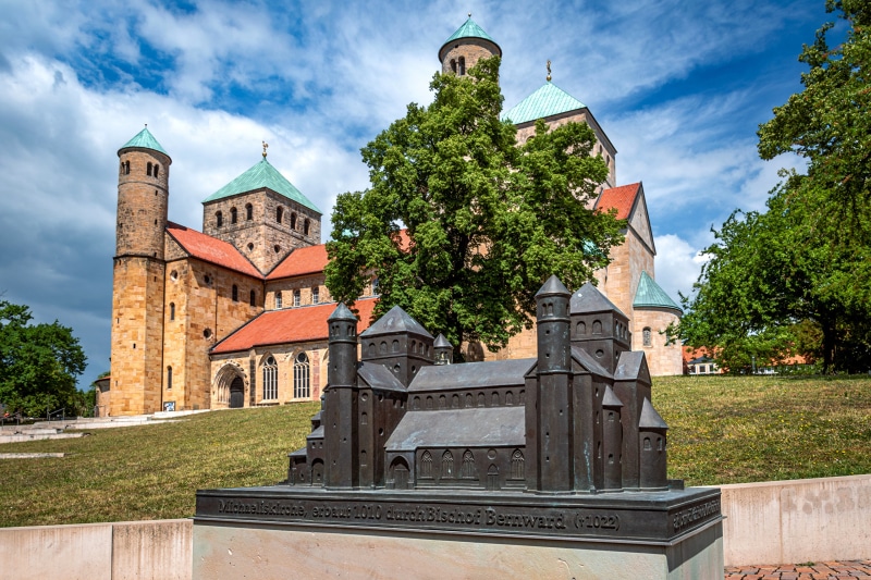 St. Michael's Church model and Hildesheim Cathedral