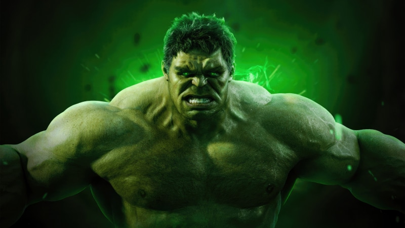 The Hulk artwork 4K