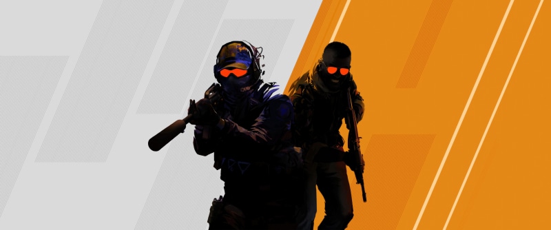 Two soldiers with orange goggles in Counter-Strike