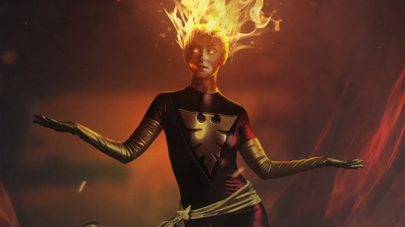 Dark Phoenix from X-Men, digital art