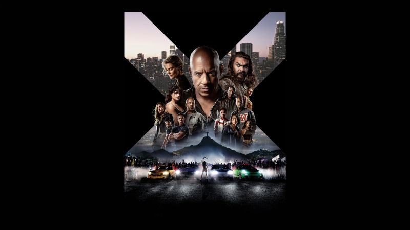 Fast X movie poster with cast