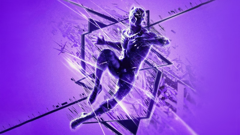 Black Panther digital art 4K