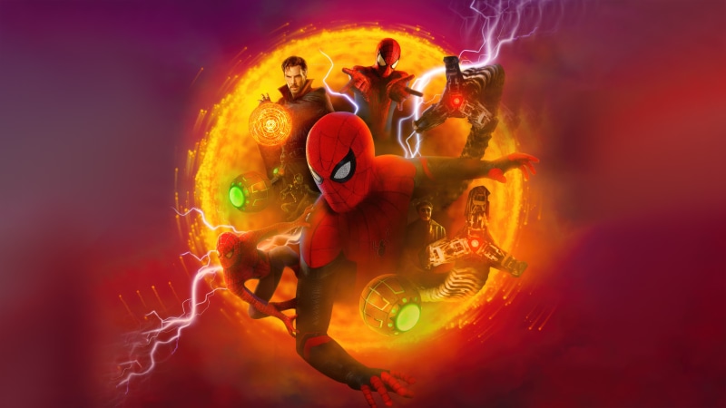 Spider-Man and Doctor Strange in Spider-Man: No Way Home