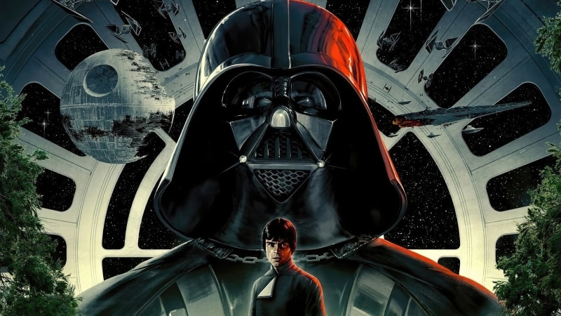 Darth Vader and Luke Skywalker from Star Wars