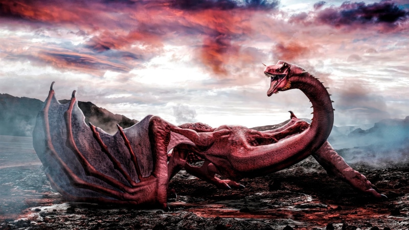 Dragon from House of the Dragon 4K