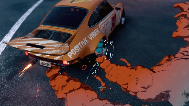 Need for Speed Unbound orange Porsche 911