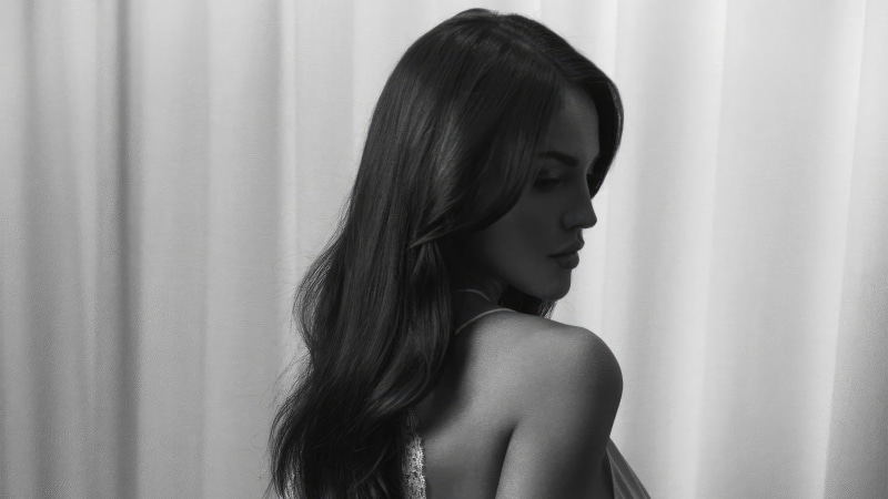 Eiza Gonzalez in monochrome