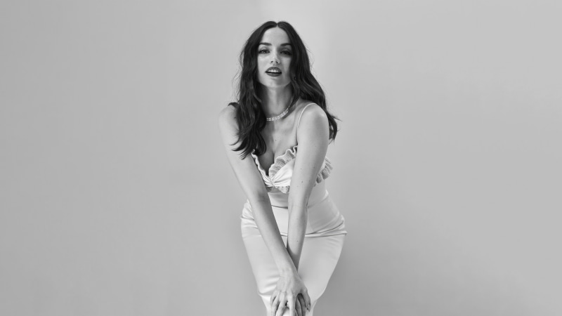Ana de Armas in monochrome
