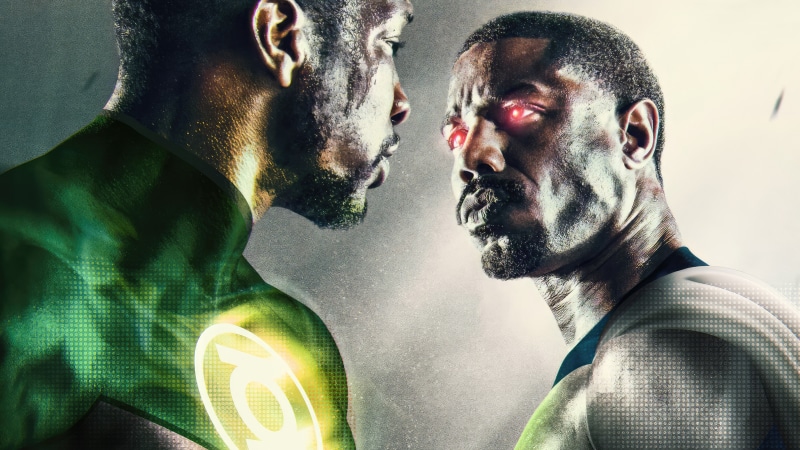 Michael B. Jordan as Green Lantern and Adonis Creed