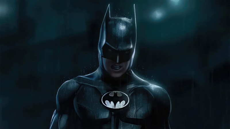 Batman from The Flash Movie artwork 4K