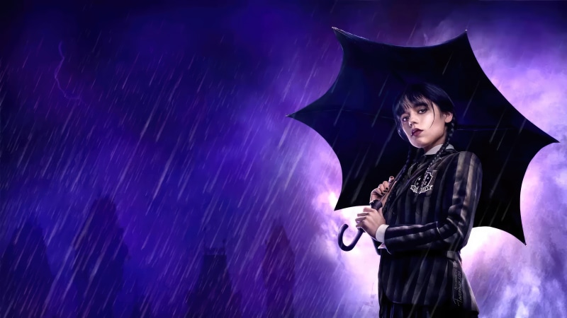 Wednesday Addams from TV Shows 4K