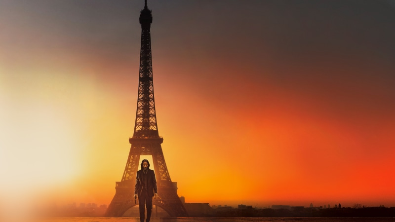 John Wick from John Wick Chapter 4 in Paris