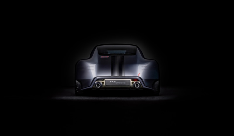 Porsche Vision 357 concept car rear view