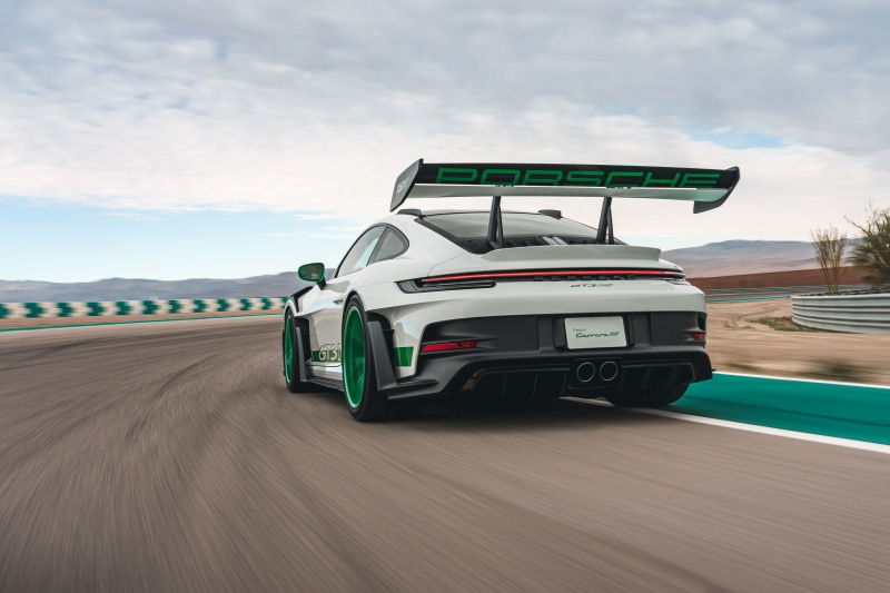 Porsche 911 GT3 R on a race track