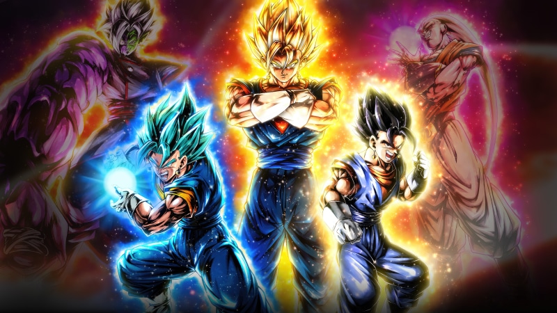Vegito and Zamasu from Dragon Ball