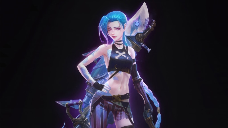 Jinx from League of Legends 4K