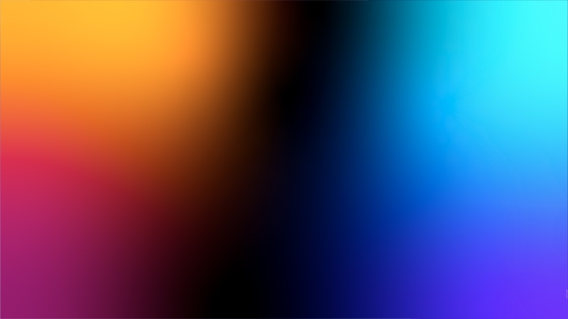 Abstract gradient with orange, purple, and blue hues