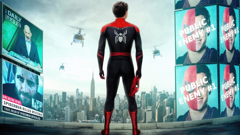 Spider-Man from Spider-Man: No Way Home movie poster