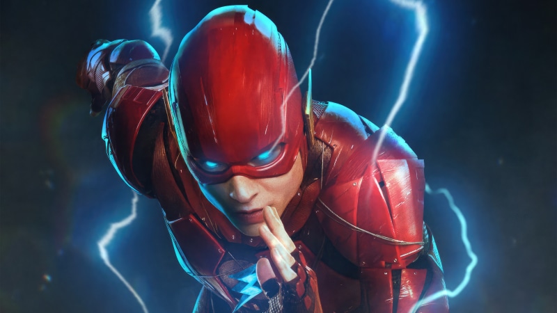 The Flash from The Flash movie 4K