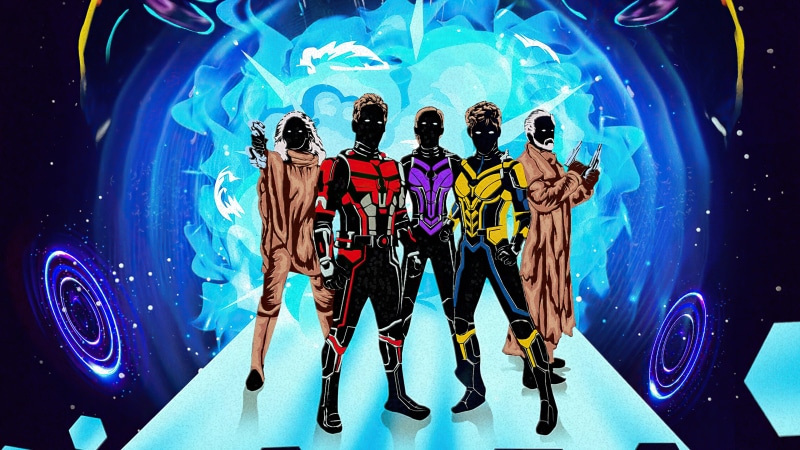 Ant-Man and The Wasp: Quantumania characters 4K