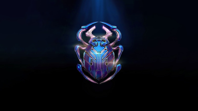 Blue Beetle 2023 Movie Logo