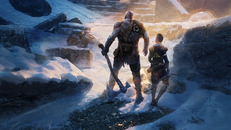 Kratos and Atreus from God of War